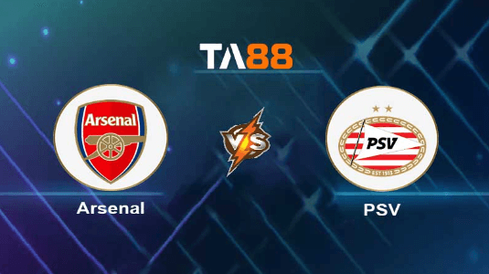 TA88 Soi kèo nhận định Arsenal vs PSV Eindhoven, 02h00 ngày 21/09/2023